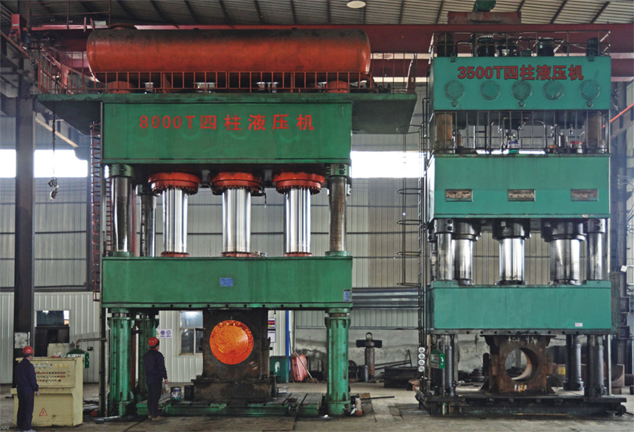 8000T/3500T四注液壓機